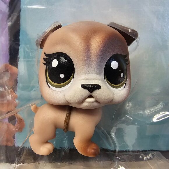 Hasbro Littlest Pet Shop Pet Pairs #85 Bullena Doghouser Bulldog #86 Scamper - Picture 2 of 7